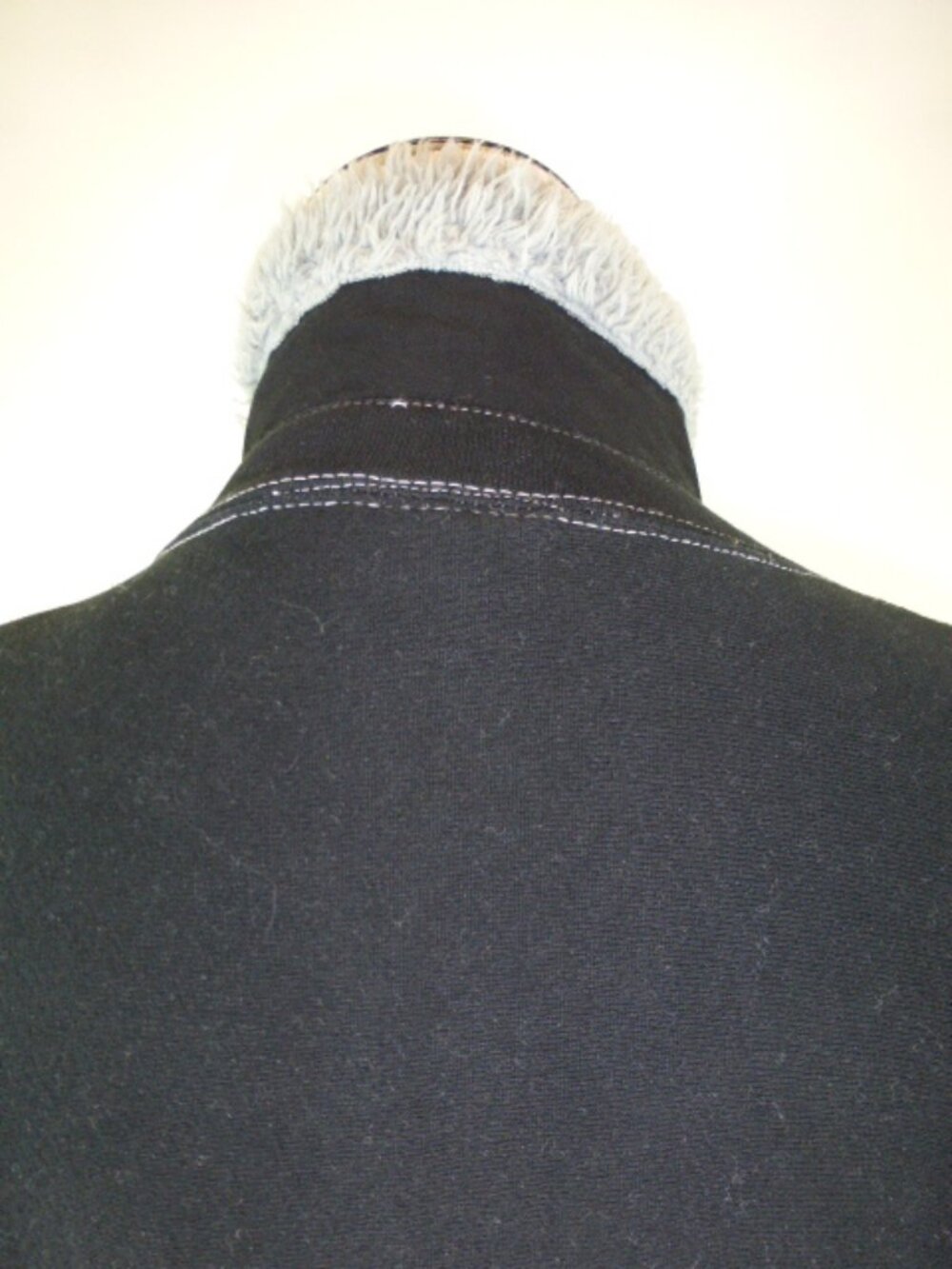 Vintage JANICE MCCARTY jacket S M L one size faux fur fleece sherpa hippie - Picture 3 of 4